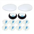 360 Degree Car Wide Angle Oval Convex Blind Spot Round Mirror For Parking Side View Mirror. 