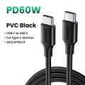UGREEN PD 60W USB C to USB Type-C Cable QC4.0 3.0 Fast Charge Data Cable for Macbook Samsung S20 S9 USB C Cable for iPhone 15 ,15 Pro Max. 