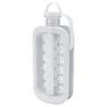 Portable Ice Making Bottle, Foldable Plastic and Silicone Ice Ball Maker for Drinking Shop for Household. 