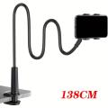 138cm Cell Phone Holder with Handle Desktop Holder Bedside Extension Holder Creative Spiral Holder Straight Stands. 