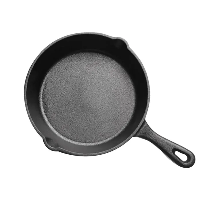 Cast Iron Non-Stick Skillet Frying Pan for Gas Induction Cooker Egg Pancake Pot Kitchen Dining Tools Cookware-14Cm