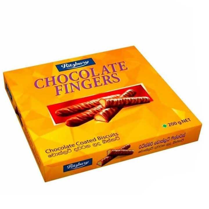 Ritzbury Chocolate Fingers 200g