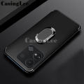 For itel A04 Case Soft Silicone Matte Full Protector Shockproof Car Adsorb Holder Ring Back Cover for itel A04 Phone Cases. 