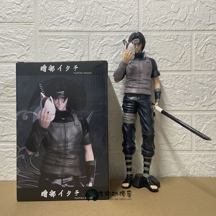 naruto Naruto Akatsuki organization Uchiha Itachi Oki Dark Part Itachi Standing Pose Box Anime Figure Ornaments Action Figures