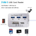 USB 3.0/3.1 Hub With Card Reader. 