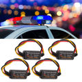 4PCS DC9‑26V LED Brake Flasher Strobe Controller 16 Modes Adjustable for Car Motorcycle. 
