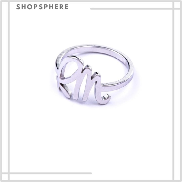 ShopSphere BTS Titanium Steel Finger Ring JIMIN SUGA -HOPE Couple Ring Birthday Gift