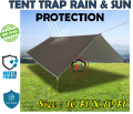 Water Resistant out door rain cover tent -rain fly trap 10 feet x 12 feet. 