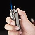 Butane Lighter Gas Lighter Jet Butane Metal Turbo Windproof Lighter Portable Lighter. 
