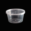 Plastic Curry / Dessert Cups 350ML - Disposable 50 round food containers. 