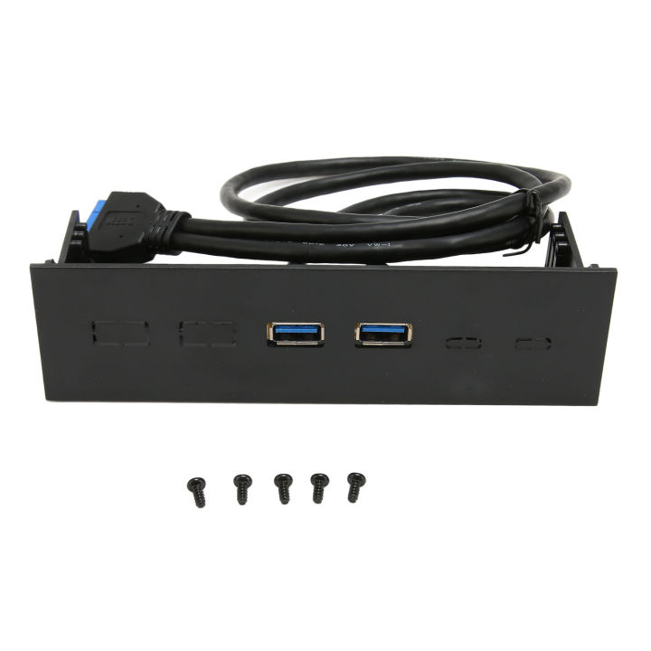 USB%20Front%20Panel%20Hub,%202%20Ports%205.25in%20Front%20Panel%20Easy%20Installation%20for%20PC%20Case%20-%20Image%205