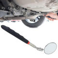 Telescopic Telescopic Magnetic Pick-Up Tool Handheld Inspection Mirror Folding Magnetic Vehicle Chassis Detector for Workshop Mechanical Check Garage. 