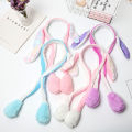 Glow Rabbit Ear Hat Headband Can Moving Bunny Ears Plush Toy Hair Hoop Headwear DENGYOUZHOU. 