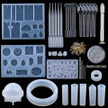 LibiSpecial New specials A SET Epoxy Resin Mold Kits Silicone Epoxy Mold Set Jewelry Casting Tools Earring findings for epoxy Jewelry Making Supplies DIY. 