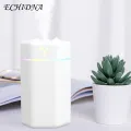 1 Set 260ML USB Humidifier Fine Atomization Continuous/Interval Spray Heavy Fog Colorful Night Light Silent 4.5W Air Diffuser for Home. 