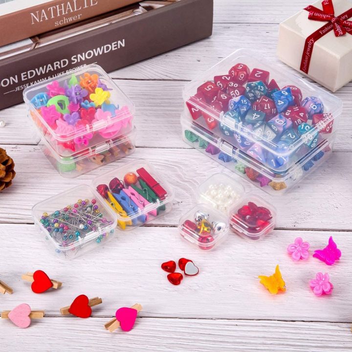 24Pcs%20Small%20Clear%20Plastic%20Beads%20Storage%20Containers%20Box%20with%20Hinged%20Lid%20for%20Storage%20of%20Small%20Items%20Crafts%20Hardware%20-%20Image%204