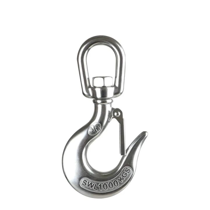 Marine 304 Stainless Steel Lifting Chain Hoist Eye Swivel Rotatable ...