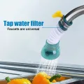 1Pc Universal Retractable Faucet Purifier Splash-Proof Tap Filter 360 Degree Rotation Filtration Shower Head Kitchen Accessories. 