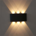 Led Wall Lamp Indoor Outdoor Waterproof Black Body. 
