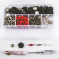 JAERBEE 272Pcs Car Ceiling Repair Rivets Car Roof Repair Rivet Kit with Torsion Pin and Installation Tool Kit. 