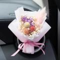Car Eternal Bouquet Inner Car Perfume Out Air Dried Flower Bouquet Mini Mouth Flower Clip Flower Creative Auto Accessories Accessories. 