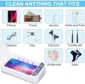 Portable UV Phone Sanitizer Box: Aromatherapy, Multifunctional UV Lamp - Disinfects Mobile Phones. 