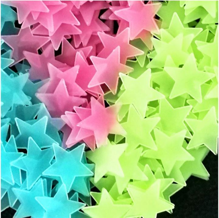 100 Radium Star Stiker Pack | Daraz.lk