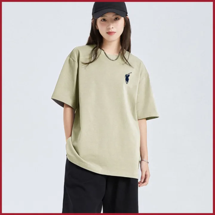 WHPOLOSPORTS%20Men's%20and%20Women's%20Casual%20Couple's%20Summer%20Solid%20Color%20Simple%20Cotton%20Short%20Sleeve%20Thin%20T%20T-shirt%20-%20Image%204