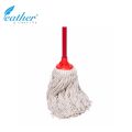 COTTON MOP 250g WITH 120CM PLASTIC COATED METAL HANDLE - FEATHER BRAND. 