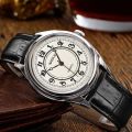Wokai Men's Watch Quartz Movement Classic Simple Large Dial Casual Stylish Wristwatch. 