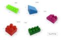 46 PCS Building Blocks Play And Learn Set For Kids, Create Endless Variety For Kids, Exert Imagination Exercise The Hand-On Ability And Mind Of Children, The Best Learning Gifts For Your Kids.. 