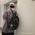 Men's Backpack Men's College Students Space Boys Embroidery ins Backpack High School Simplicity Schoolbag Casual Thorn Back Lady ﹩. 