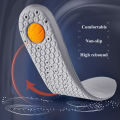 1Pair Basketball Sports Insoles Shock Absorption Sweat-absorbing Breathable Air Cushion PU Soft Shoe Pads for Women Men Insole. 