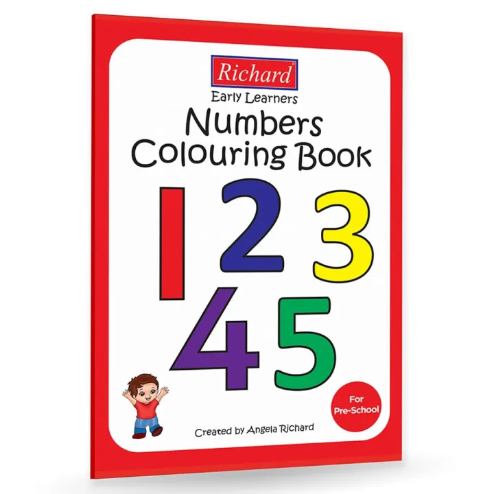 Number - Colouring Book - Pre School