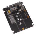 M.2 NGFF MSATA to USB 3.0 Adapter Converter Reader Card with SATA Cable Portable Flash Drive Support SATA SSD. 