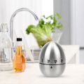 Cooking Tools Kitchen Timer Stainless Steel Egg 60 Minutes Mechanical Alarm Time Clock Counting cute kitchen egg timer. 