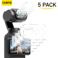 Hypoxiae 5 Pack Tempered Glass For Osmo Pocket 3 Lens Screen ProtHot Sellingector For Pocket 3 Handheld Gimbal Camera Protection Film. 