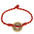 Lucky Red String Feng Shui Copper Bracelet Bangle Handmade Adjustable Attract Wealth Bracelet for Women Men. 