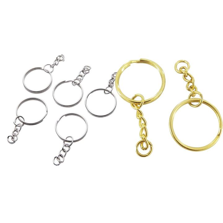 10-200Pcs/Lot%2025mm%20Key%20Ring%20Key%20Chain%20Gold%20Color%20Rhodium%20Round%20Split%20Keychain%20Keyrings%20for%20DIY%20Jewelry%20Making%20Findings%20Accessories%20-%20Image%209