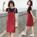 2023Spring and Summer New Korean Style Student Suspender Dress Women's Small Western Style Age-Reducing Loose Slimming Suspender Dress. 