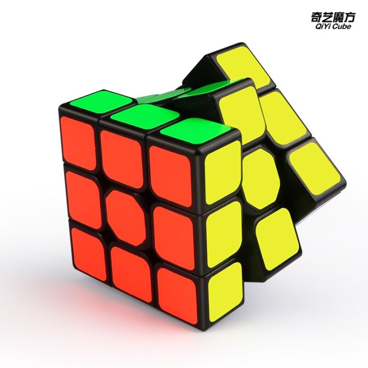 Rubik's%20Magic%20Cube%20-%203x3x3%20-%20Smooth%20Speed%20Cube%20QIYI%20Cube%205.6cm%20Rubics%20Cube%20Qiyi%20Cube%20Black%20With%20Sticker%20-%20Image%204