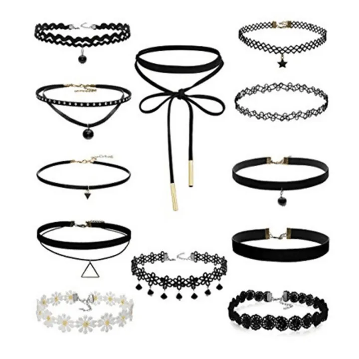 WKOUD%2022Pcs%20Choker%20Set%20Black%20Chokers%20Necklaces%20For%20Women%20Velvet%20Choker%20Necklaces%20Girls%20Classic%20Choker%20Henna%20Layered%20Necklace%20-%20Image%202