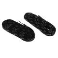 3x1 Pair Premium Sports Ice Hockey Skates Shoe Laces Shoelace 108 inch, Black. 