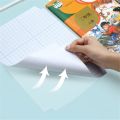 10 Sheets A4 A5 B5 Notebook Covers Self-adhesive Book Cover Waterproof Planners Book Case for Students Wrapping Films Protector. 