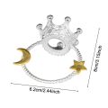 Creative Desktop Ornaments Star Moon Crystal Ball Base Crystal Ball Display Stand Glass Sphere Holder Home Decoration. 