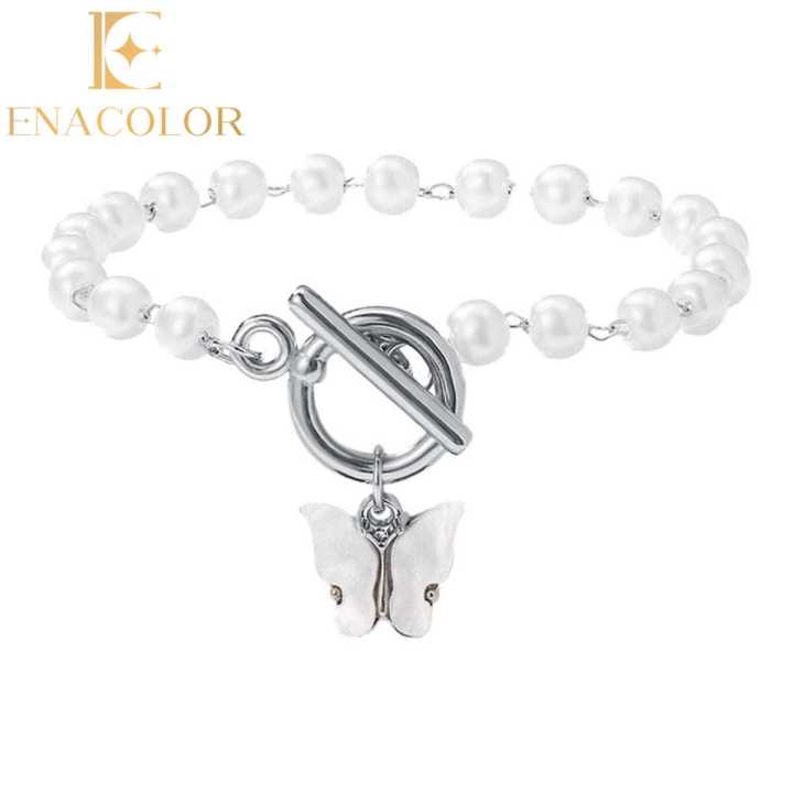 Korean Ins Butterfly Pearl Bracelet New Girls Accessories