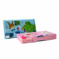 Children's Two-Sided Magnetic Multipurpose Pencil Box. 