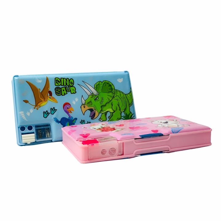 Children's Two-Sided Magnetic Multipurpose Pencil Box