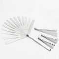 LIJIAN 14/17 Blades 0.02-1mm Filler Feeler Plug Gap Metric Gauge Measuring Gauging Tool Caliper. 