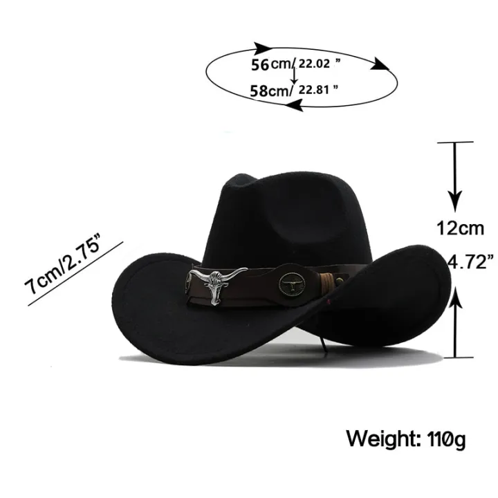 New%20Wome%20Men%20Black%20Wool%20Chapeu%20Western%20Cowboy%20Hat%20Gentleman%20Jazz%20Sombrero%20Hombre%20Cap%20Dad%20Cowgirl%20Hats%20Size%2056-58cm%20-%20Image%205